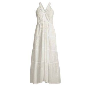 NWOT Roller Rabbit Roberta Ibera Dress – White – Size Large